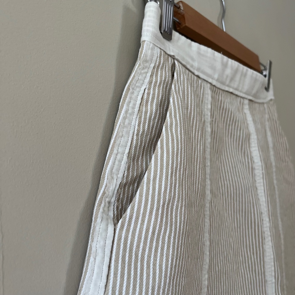 isabel marant white cotton canvas skirt - Picture 5 of 10